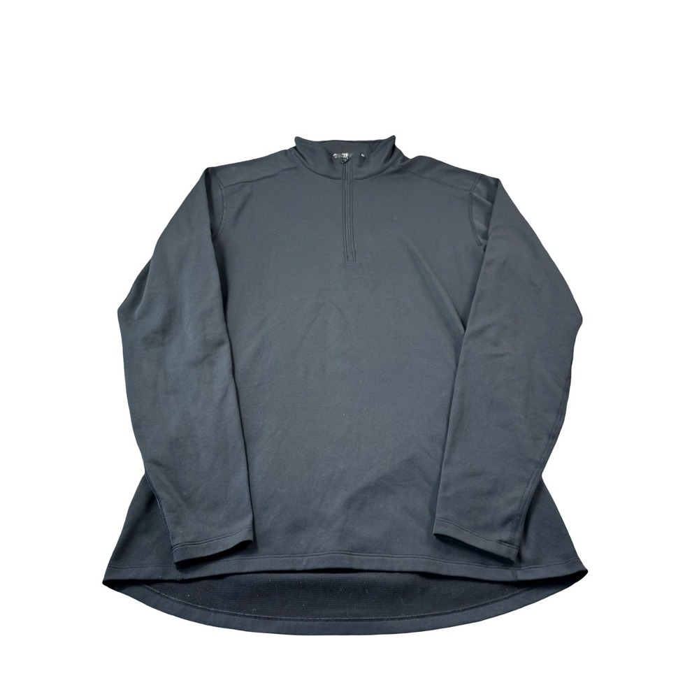Arcteryx Black Lightweight Polyester Blend Half Zip Pullover Size XL